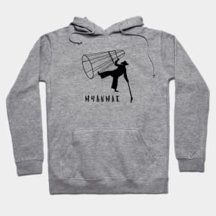 Lake inle Fishermen Hoodie